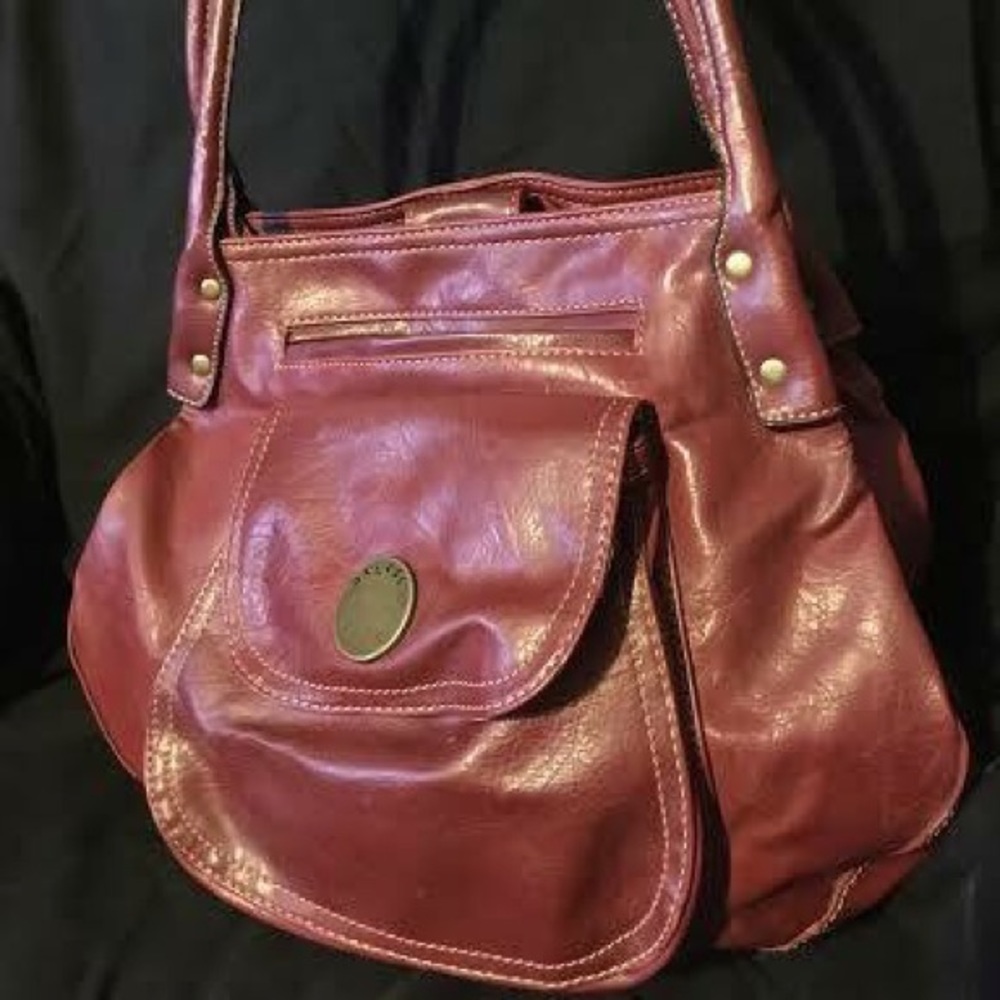Red Axcess by Liz Claiborne hobo bag